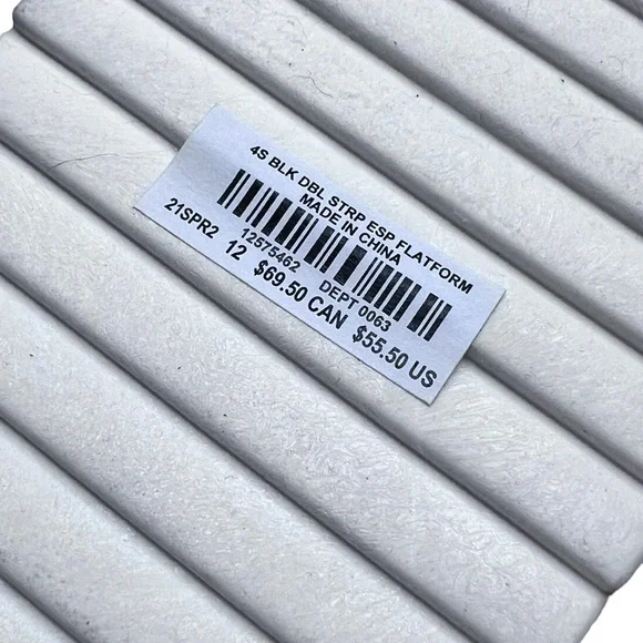 Torrid NWT Double Strap Esp Rope Platform Sandals 12 - Picture 15 of 16